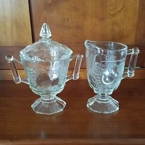 Vintage Sugar & Creamer